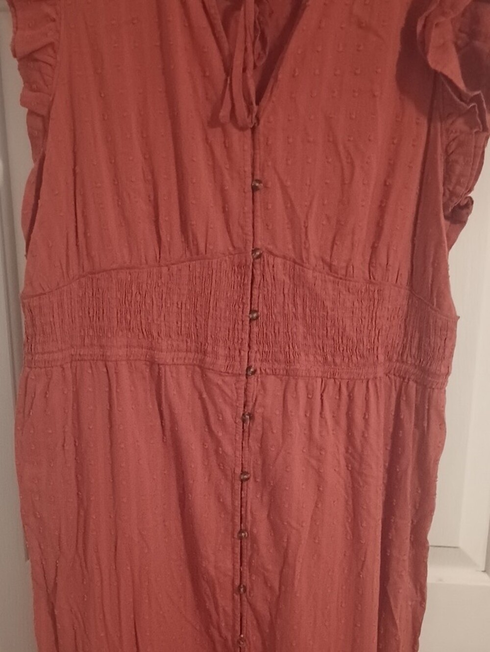 Sonoma Rusty Rose Ruffle-Sleeve Maxi Dress - Picture 6 of 10